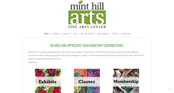 Desktop Screenshot of minthillarts.org